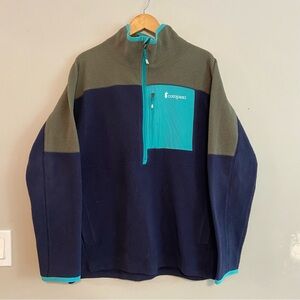 Cotopaxi Teal and Olive Fleece Jacket